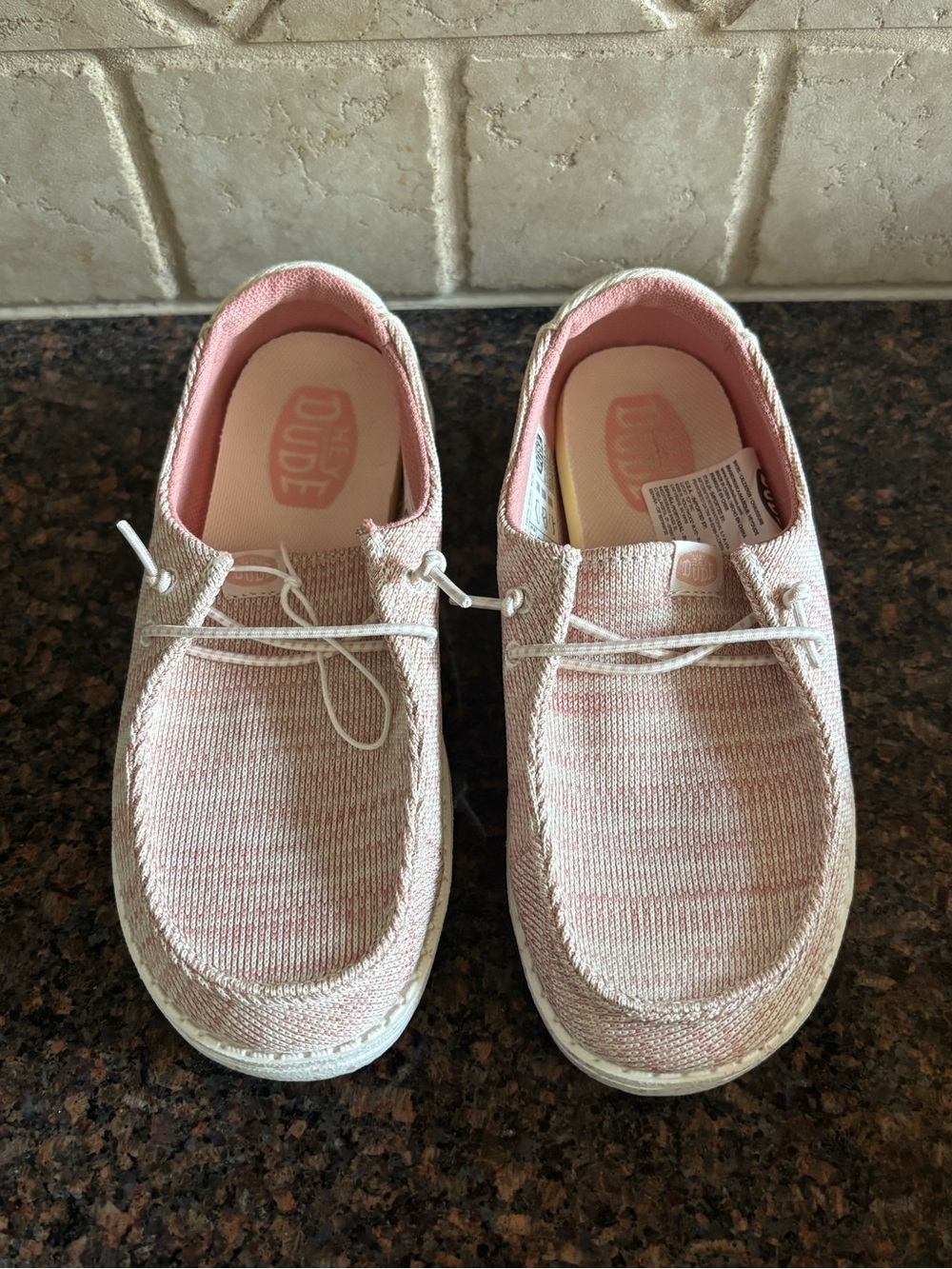 Hey Dude Girls Stretch Lightweight Casual Slip-On Shoes - Pink